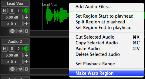 Make Warp Region